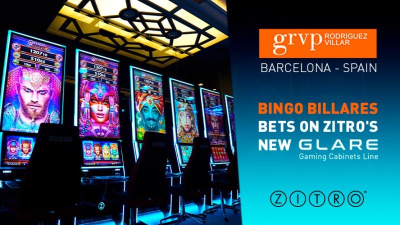 Zitro introduces 20 new Glare cabinets in Barcelona's Bingo Billares 