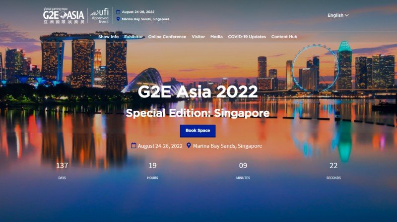 G2E Asia relocates 2022 edition to Singapore, different August dates