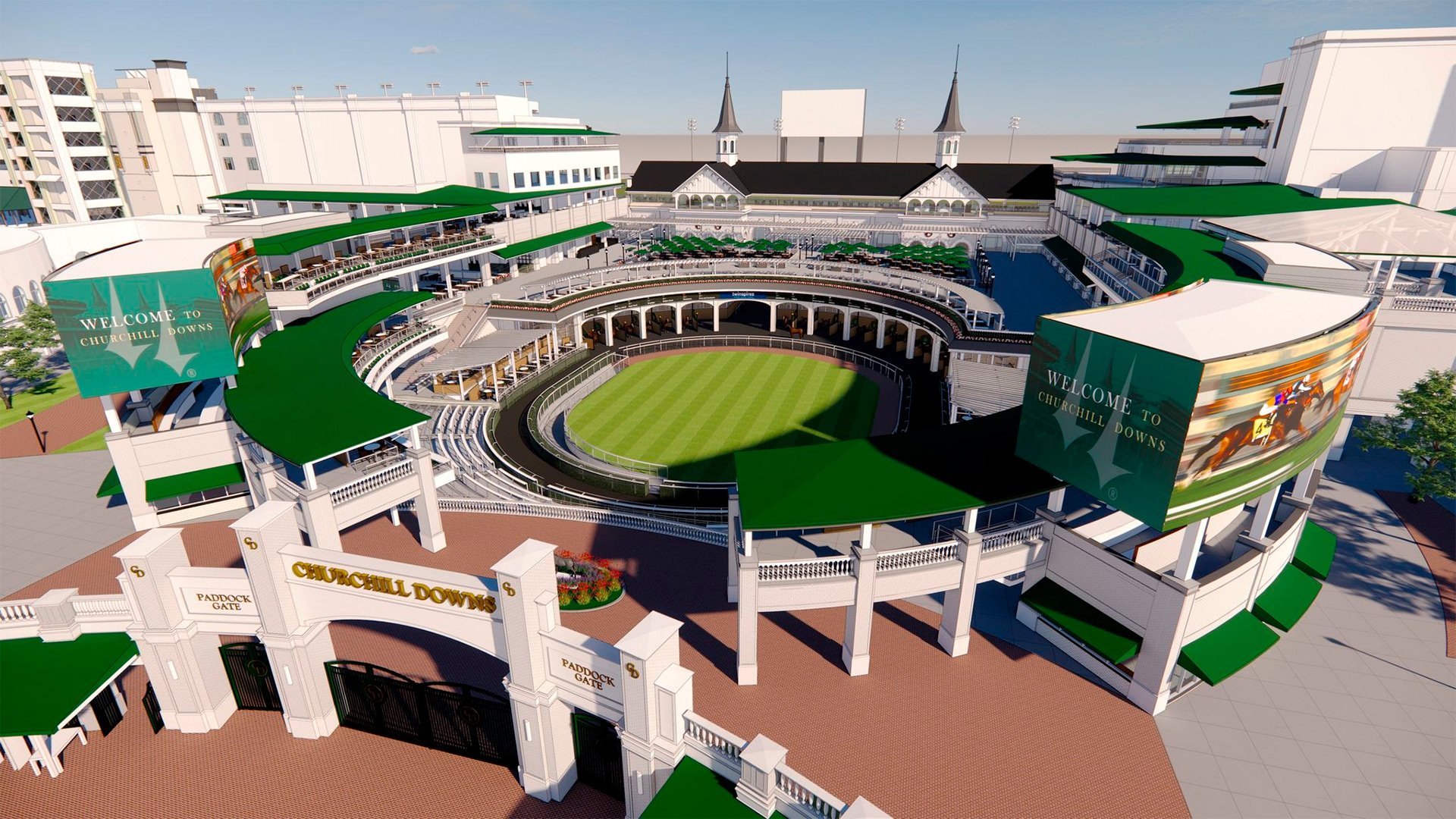 CDI unveils $200M Churchill Downs Racetrack paddock redevelopment to debut at 150th Kentucky Derby