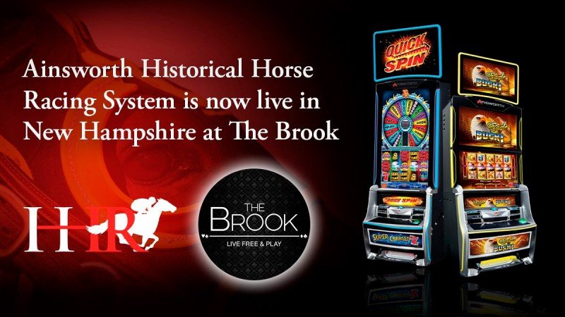 Ainsworth installs Historical Horse Racing system and 100 machines at The Brook