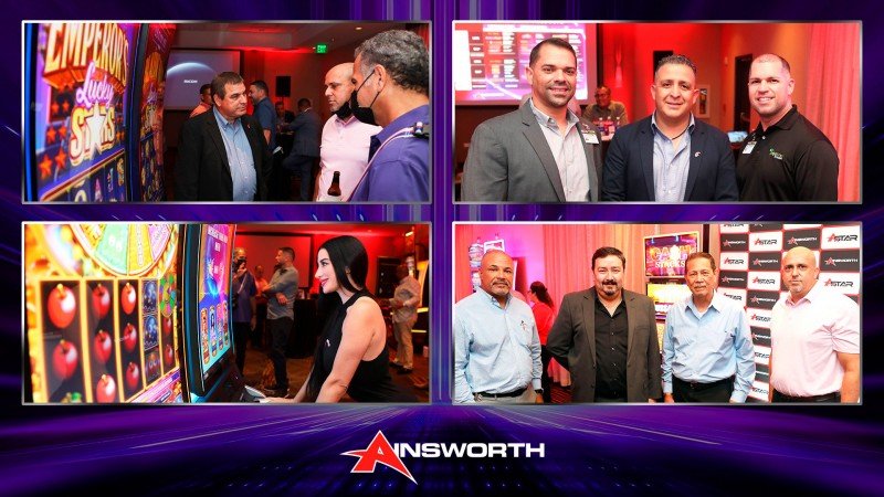Ainsworth lanzó su nuevo gabinete A-Star Slant Top en el Hyatt Place Bayamón & El Tropical Casino de Puerto Rico