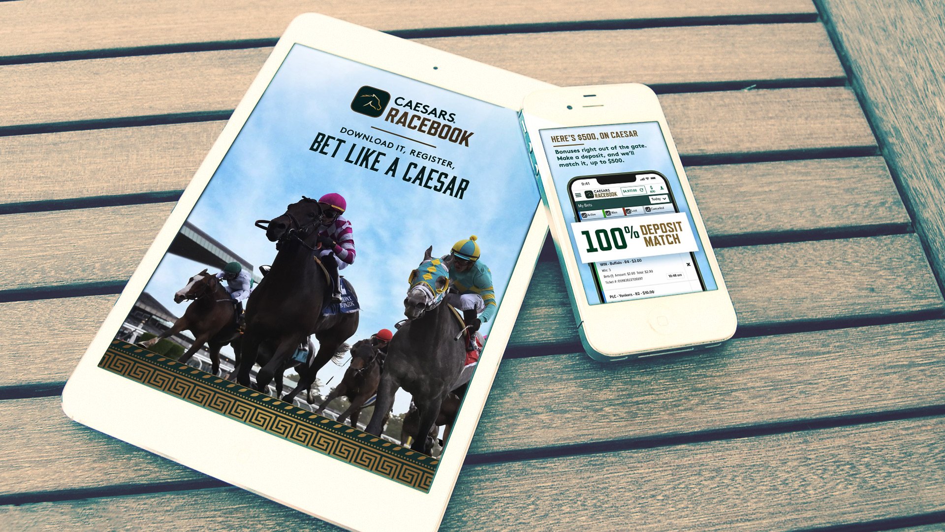 Caesars Racebook app debuts in Florida and Ohio in partnership with NYRA Bets