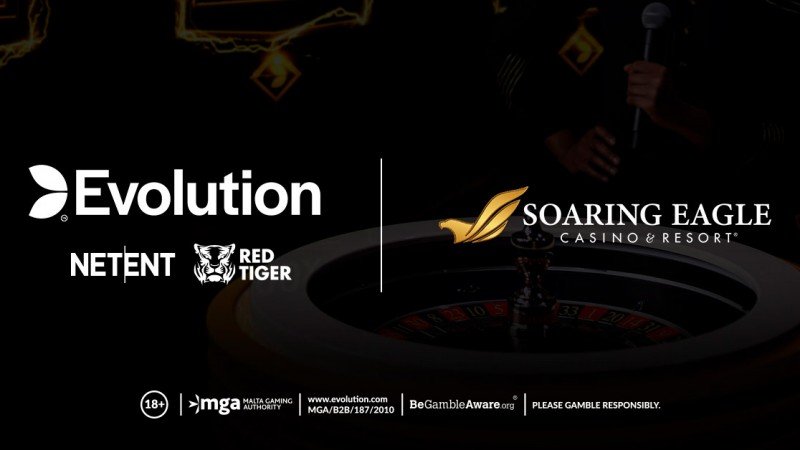 Evolution aportará su contenido online a la plataforma de Soaring Eagle Gaming en Michigan