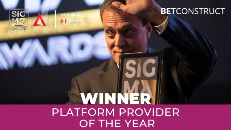 BetConstruct ganó un premio como Proveedor de Plataforma del Año en SiGMA Americas en Toronto