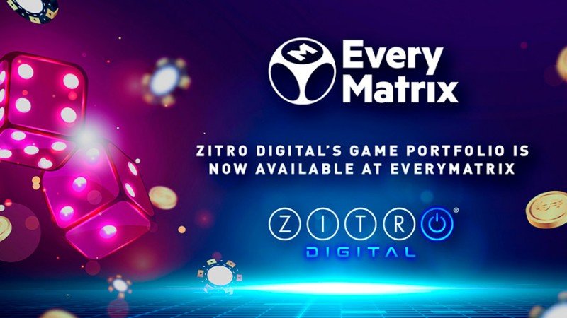 EveryMatrix adds Zitro Digital's iGaming content to its CasinoEngine integration platform