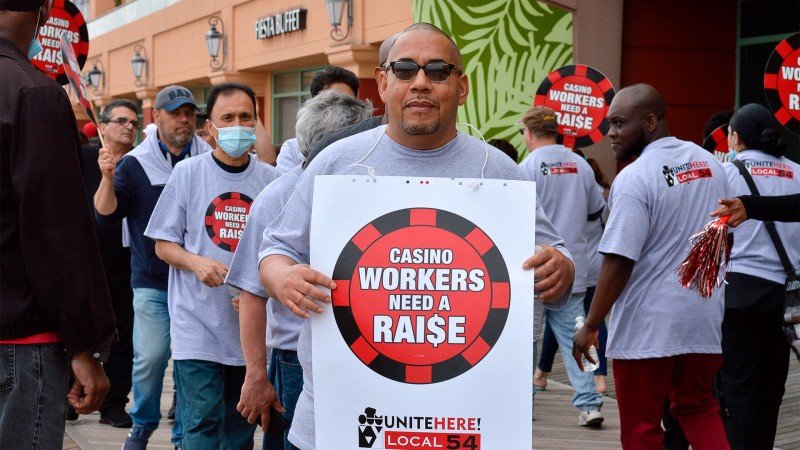 Atlantic City: Los trabajadores de Golden Nugget y Resorts fijan el 30 de julio como plazo para acordar y evitar un paro