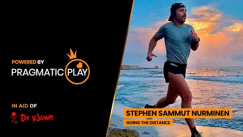 Pragmatic Play patrocinará al atleta maltés Steve Sammut Nurminen en su desafío en beneficencia para la ONG Dr Klown