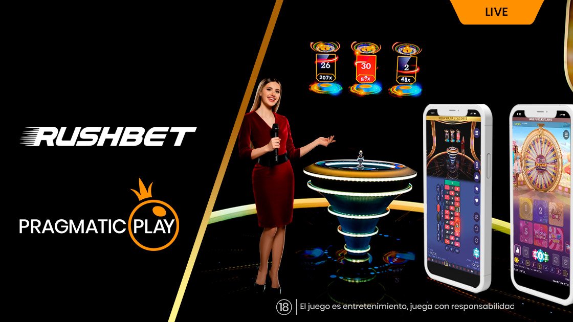 Pragmatic Play alcanzó un acuerdo con Rushbet en Colombia para agregar su contenido de casino en vivo