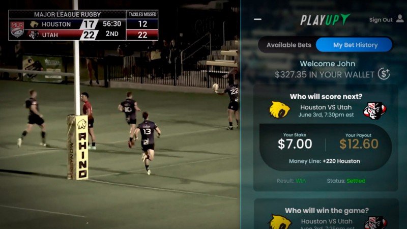 TAPPP unveils single-screen, live broadcast sports betting solution in tandem with MLR and The Rugby Network