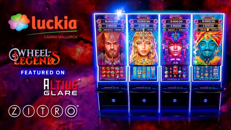 Zitro provides Luckia's Casino de Mallorca with its new multigame Wheel of Legends