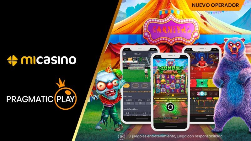Pragmatic Play proveerá tres de sus verticales a MiCasino.com en Latinoamérica