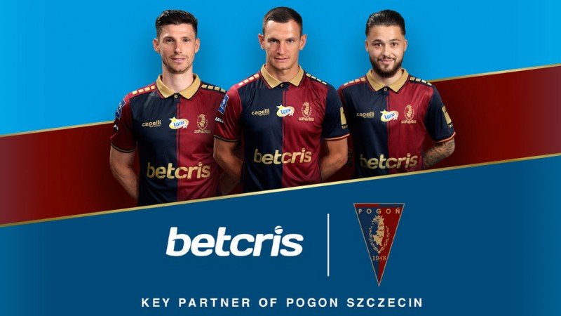 Betcris Polonia será el patrocinador del club Pogon Szczecin, de la liga de fútbol Ekstraklasa, por dos años