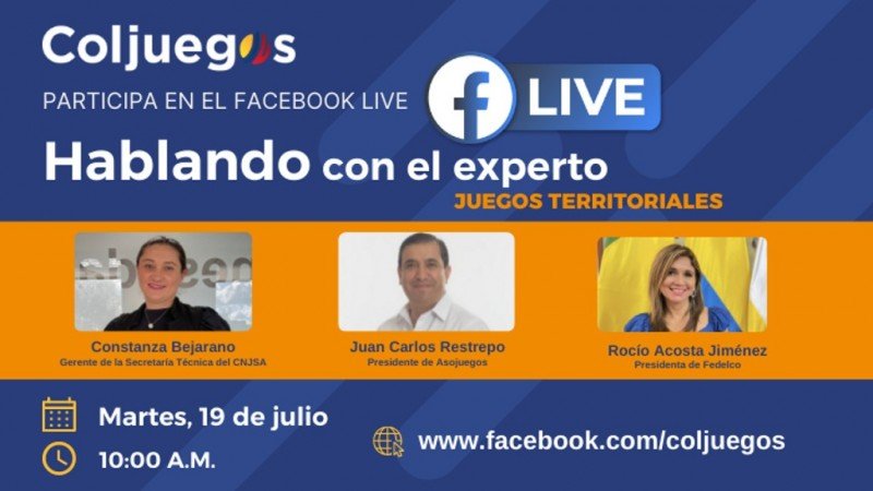 Coljuegos reunirá a los presidentes de Asojuegos y Fedelco en una transmisión en vivo el martes