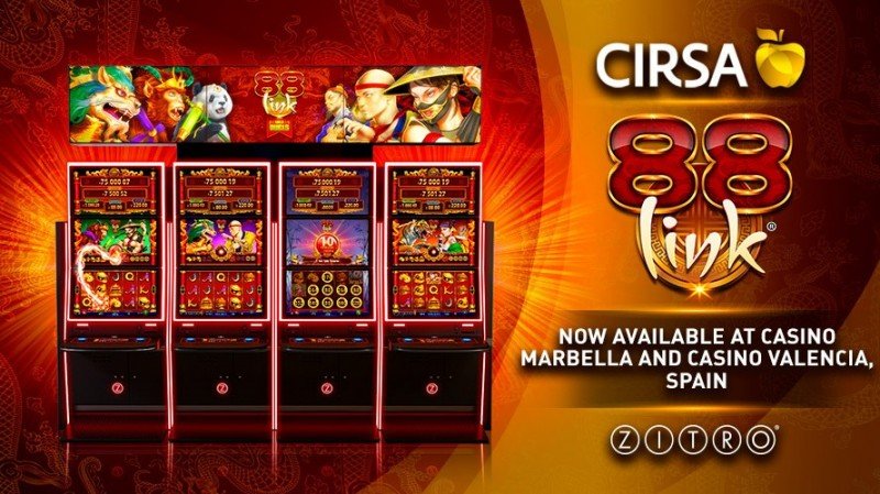 Zitro rolls out its 88 Link progressive multi-game at Cirsa's casinos in Valencia and Marbella