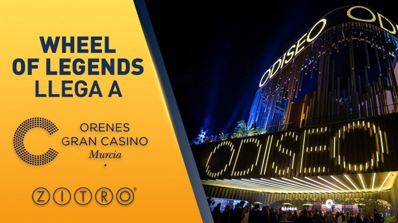 Zitro estrena su multijuego Wheel of Legends en Orenes Gran Casino Murcia
