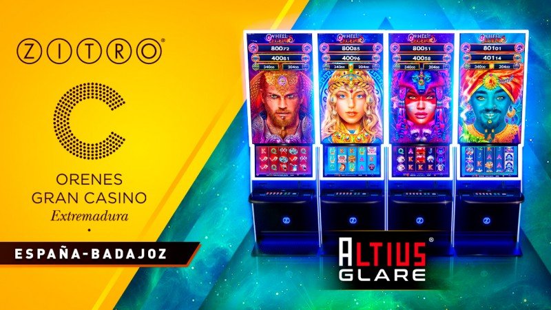 Zitro instaló su gabinete Altius Glare en el Gran Casino Extremadura de Orenes en España