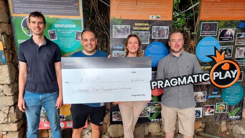 Pragmatic Play donates $8K to Gibraltar's Alameda Wildife Conservation Park 