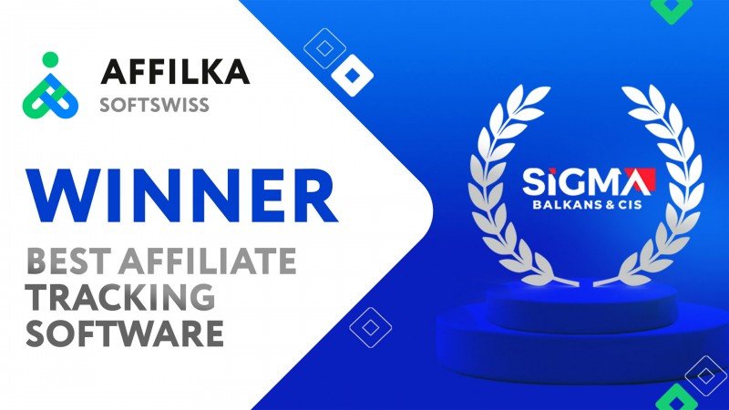 Affilka de SOFTSWISS ganó el premio al "Mejor Software de Seguimiento de Afiliados" en los SiGMA Balkans & CIS Awards