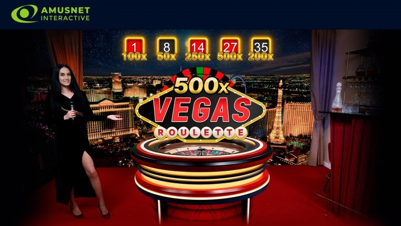 Amusnet Interactive lanzó una nueva versión de la ruleta tradicional con el juego en vivo Vegas Roulette 500x