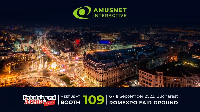 Amusnet Interactive compartirá sus novedades en la Entertainment Arena Expo 2022