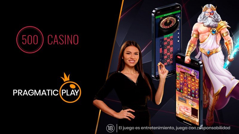 Pragmatic Play proveerá sus títulos de slots y casino en vivo a 500 Casino