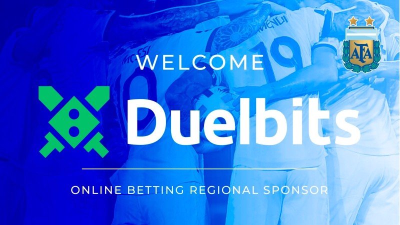 La Asociación del Fútbol Argentino sumó a Duelbits como sponsor regional de las selecciones nacionales