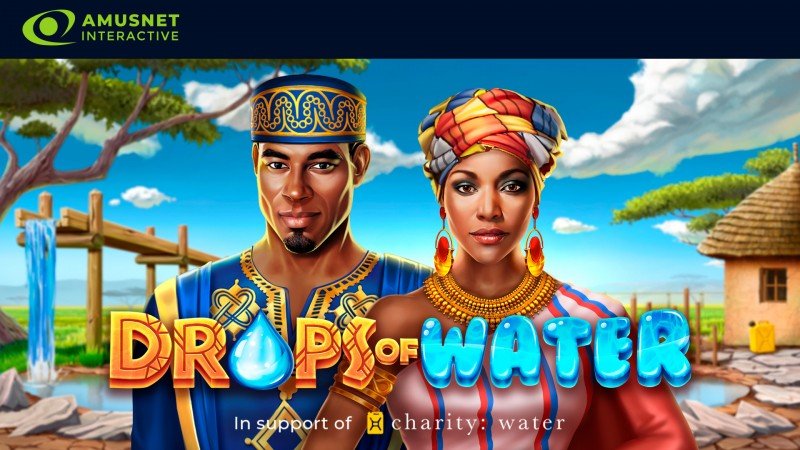 Amusnet Interactive lanzó su primera tragamonedas con fines benéficos, Drops of Water