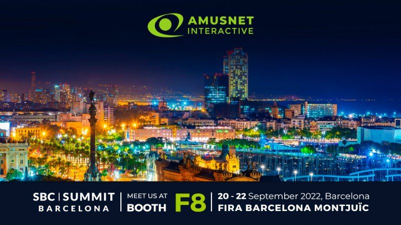 Amusnet Interactive presenta sus nuevos productos en el SBC Summit Barcelona 2022