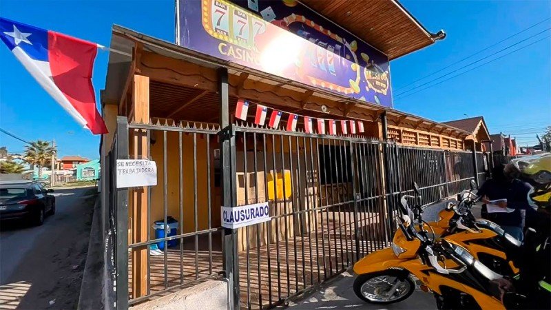 La Municipalidad de Coquimbo clausuró una sala de juego clandestino