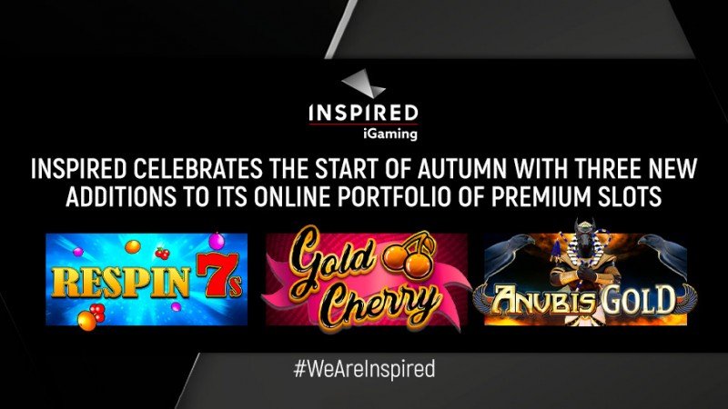 Inspired Entertainment launches three new slot games to welcome the Autumn season