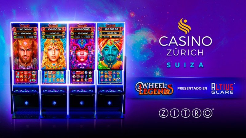 Zitro despliega su multijuego Wheel of Legends en el Casino Zürich de Suiza