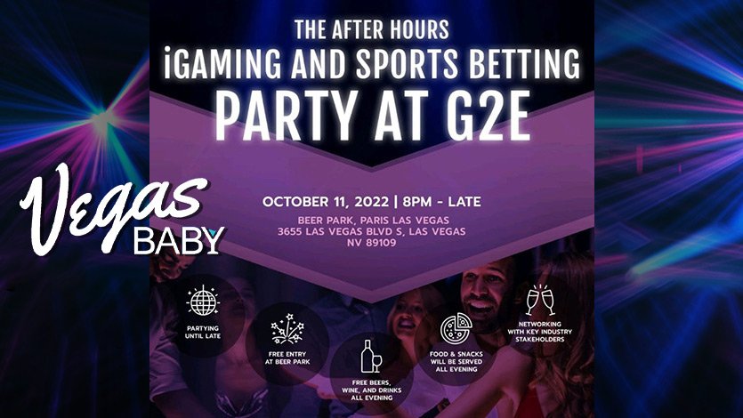 Betcris will sponsor the Vegas Baby event during the G2E Las Vegas