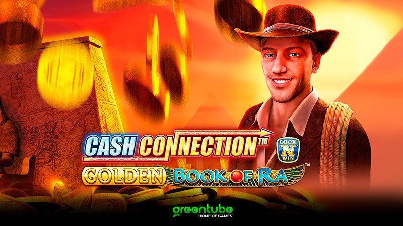 Greentube combines two of its most popular franchises in Cash Connection - Golden Book of Ra