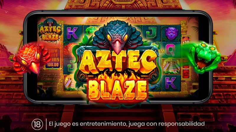 Pragmatic Play lanzó Aztec Blaze, una nueva slot de temática selvática