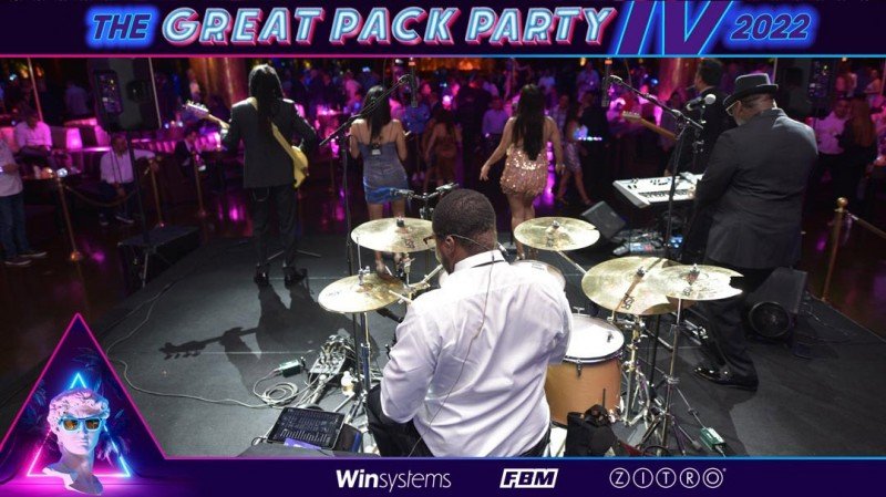 Las Vegas: Win Systems, Zitro y FBM agasajó nuevamente a la industria con su The Great Pack Party