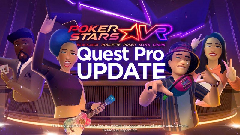 Flutter's PokerStars VR to launch as free-to-play social casino title for Meta's Quest Pro headset