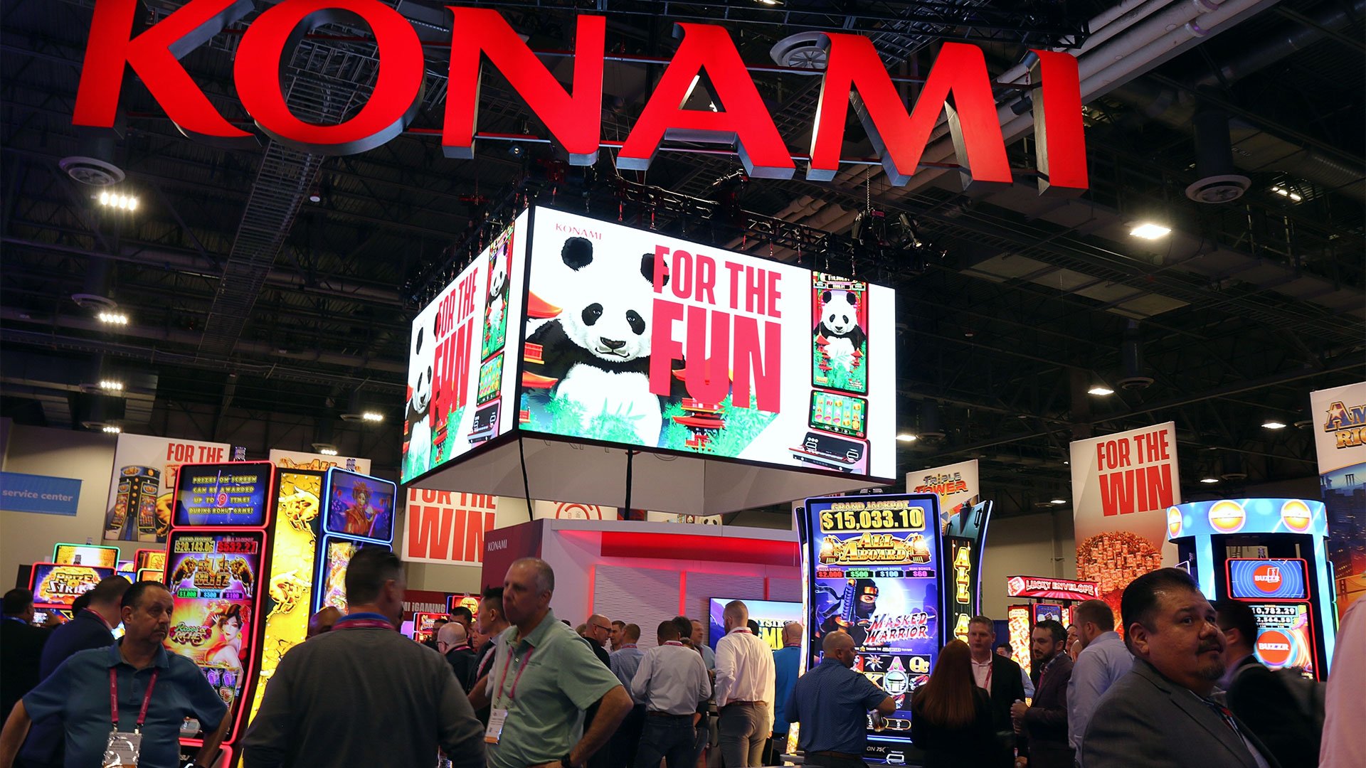 “Visitors at G2E Las Vegas responded very positively to the latest Konami entertainment”