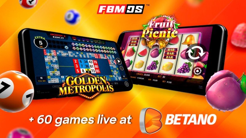 FBMDS desplegará más de 60 títulos de slots y casino online en Brasil tras cerrar un acuerdo con Betano