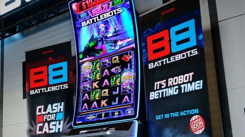 Konami's new BattleBots slot games to premiere at Caesars Entertainment Studios in Las Vegas this month