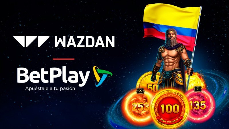 Wazdan firmó un acuerdo con BetPlay para ampliar su presencia en Colombia