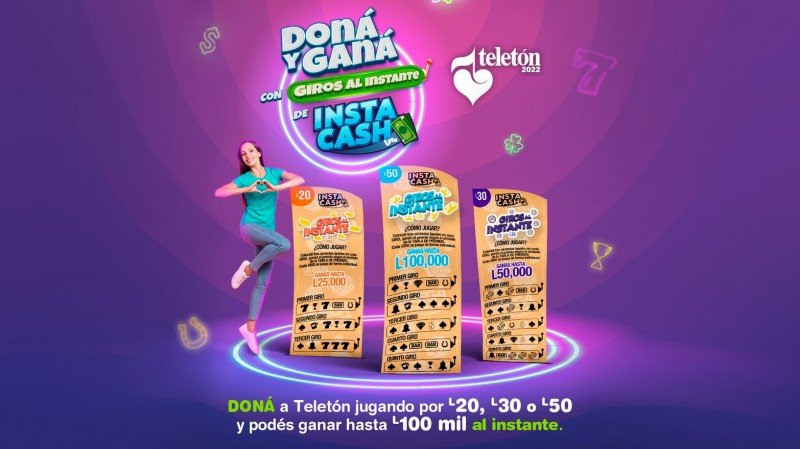 Honduras: Loto será patrocinador oficial del Teletón 2022 a través de InstaCash