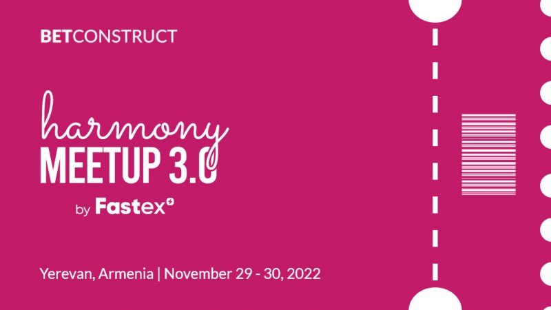 BetConstruct realizará el evento de networking Harmony by Fastex 3.0 