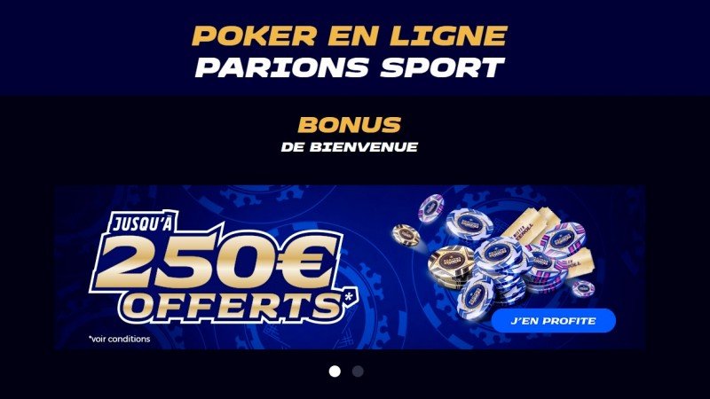 Française des Jeux lanzó su oferta de póker online a través de la app móvil ParionsSports