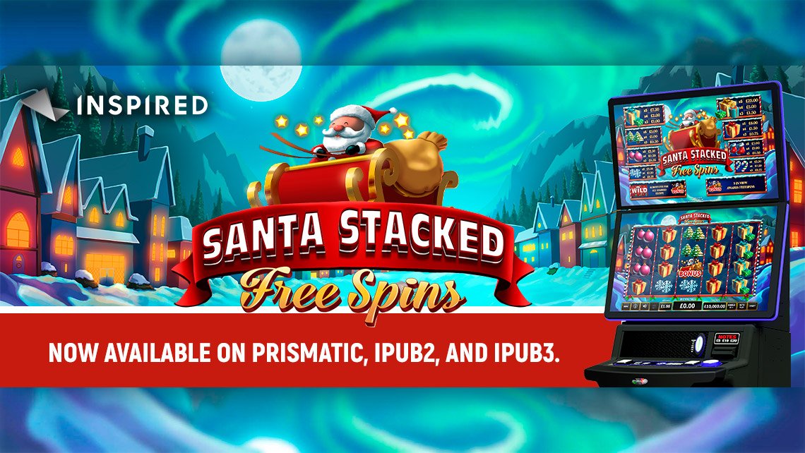 Inspired launches new Christmas-themed slot Santa Stacked Free Spins