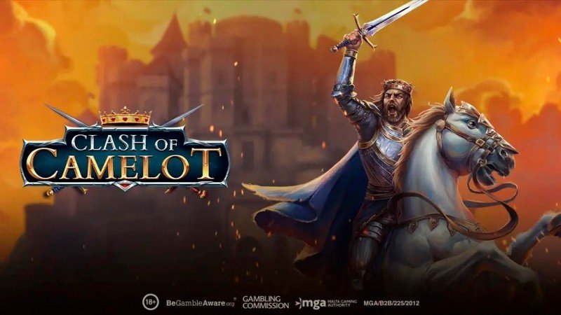 Play'n GO launches new adventure slot Clash of Camelot, part of its Arthurian series