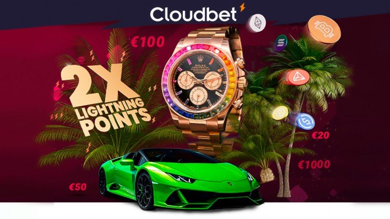 Cloudbet adds new rewards to its loyalty Marketplace, including a Lamborghini, a Rolex and more