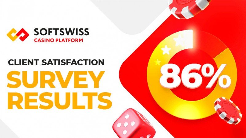 New SOFTSWISS study shows 86% of clients are highly satisfied with the Casino Platform