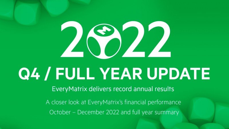 EveryMatrix logró batir su record de desempeño financiero en 2022