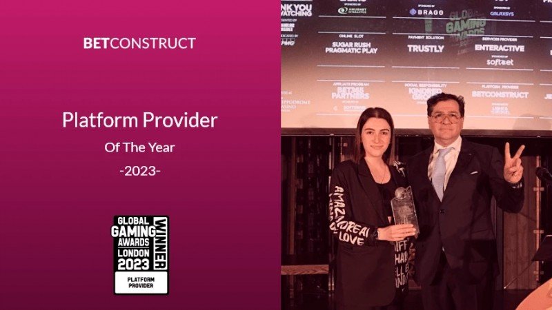 BetConstruct fue elegido Proveedor de Plataformas del Año en los Global Gaming Awards 2023