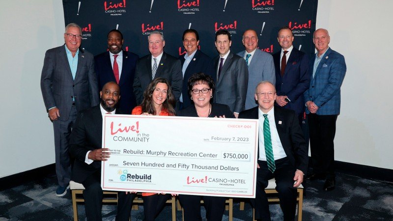 Cordish Cos. celebrates Live! Casino Philadelphia's second anniversary with $750K donation